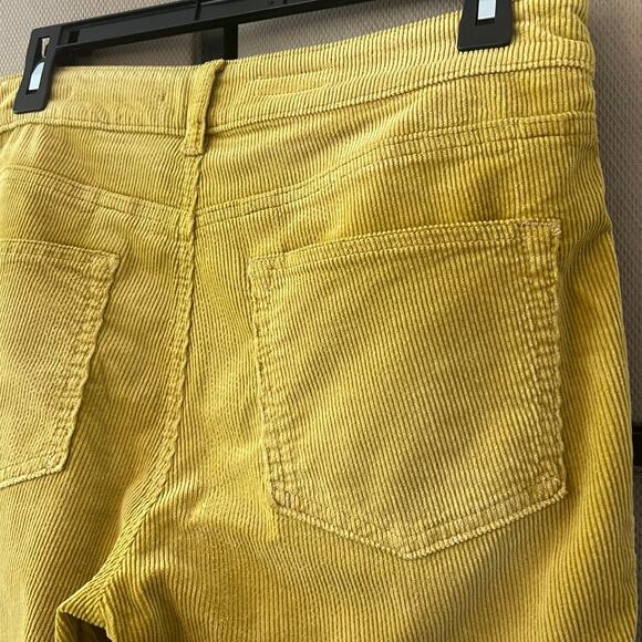 Pilcro The Vintage Straight Corduroy Pants Yellow - Picture 7 of 8
